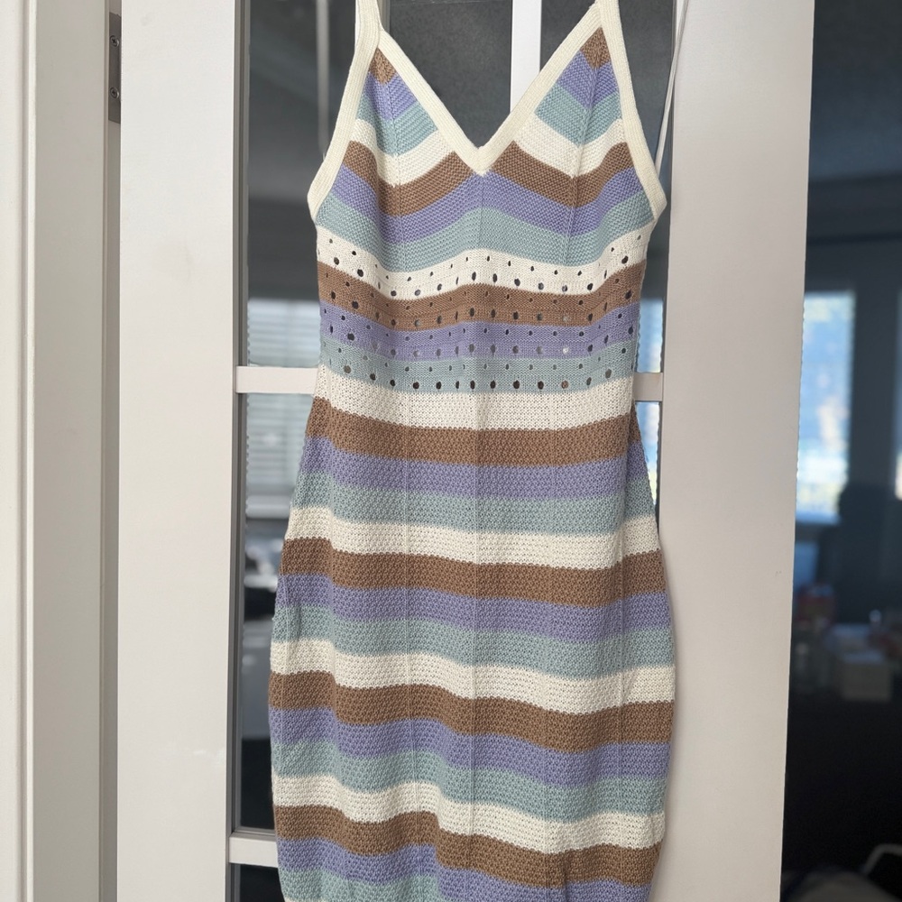 Striped Knit Dress